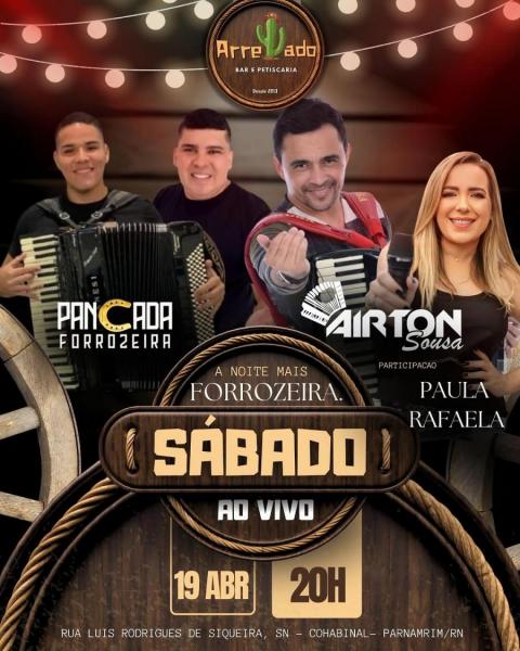Pancada Forrozeira, Airton Sousa e Paula Rafaela