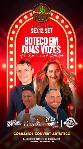 Banda Zero84, Paulo Cunha, Eliete Lopes e Mateus Lima - Boteco em Duas Vozes