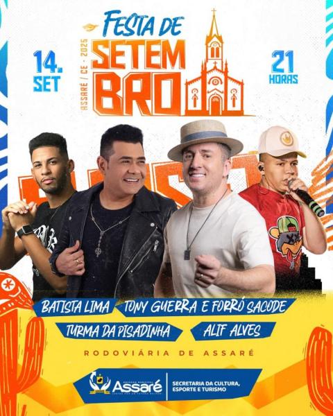 Batista Lima, Tony Guerra & Forró Sacode, Turma da Pisadinha e Alif Alves