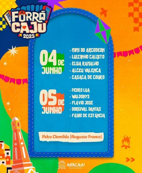 Waldonys, Flávio José, Dorgival Dantas, Fábio de Estância e Pedro Lua - Forró Caju 2025