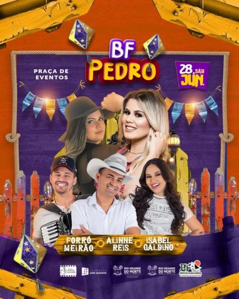 Alinne Reis, Forró Meirão e Isabel Galdino - BF Pedro 2025