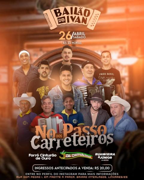 Os Carreteiros, Forró Cinturão de Ouro e Ruan Vieira & Júnior- No Passo dos Carreteiros