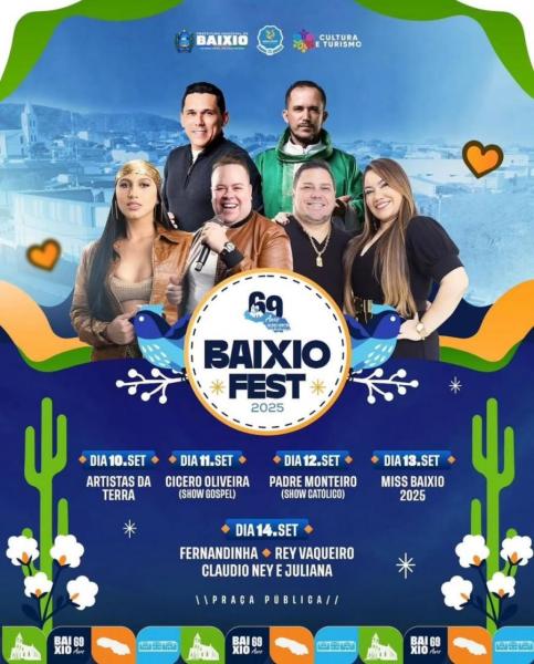Fernandinha, Rey Vaqueiro e Claudio Ney & Juliana - Baixio Fest 2025