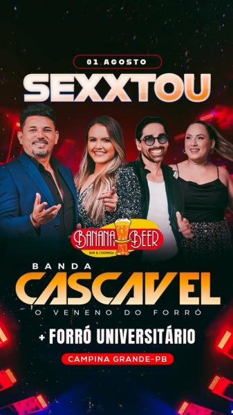 Banda Cascavel e Forró Universitário - Sexxtou