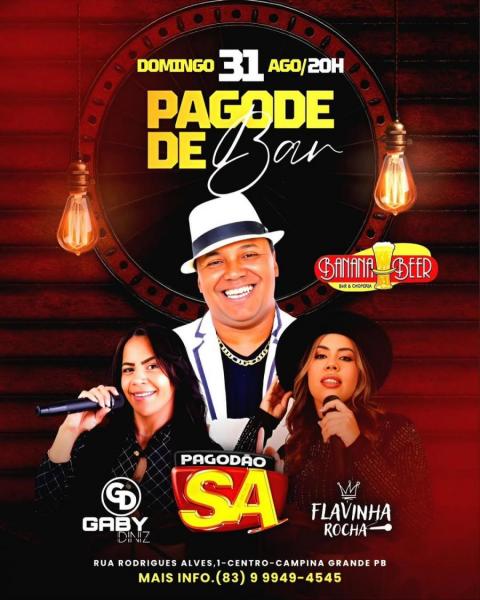 Pagodão SA, Gaby Diniz e Flavinha Rocha - Pagode de Bar