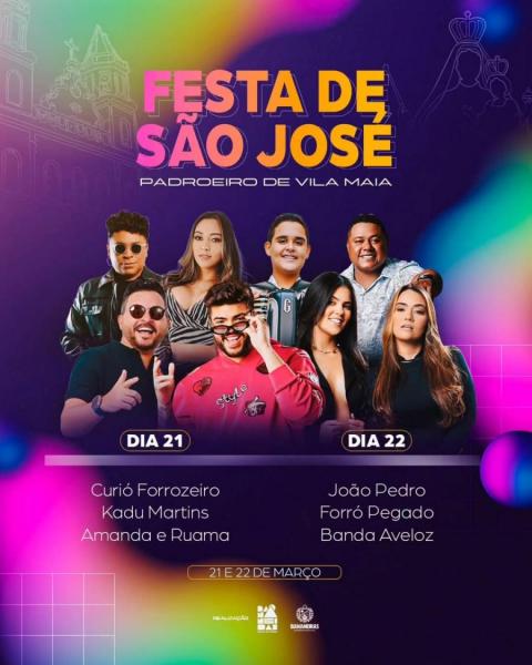 João Pedro, Forró Pegado e Banda Aveloz - Festa de São José