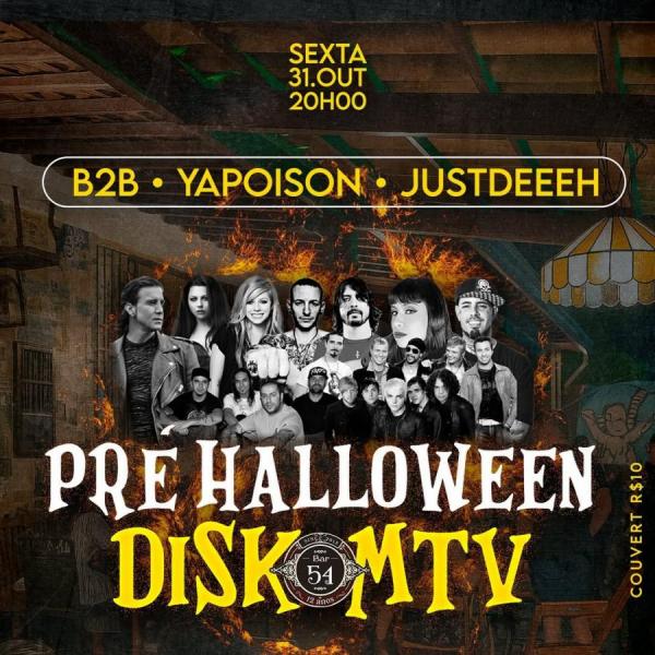 B2B, Yapoison e Justdeeeh - Pré-Halloween Disk MTV