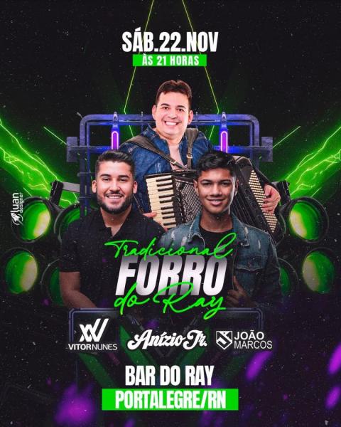 Anízio Jr., Vitor Nunes e João Marcos - Forró do Ray