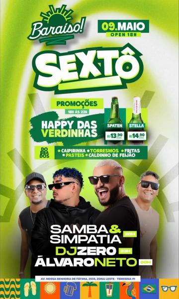 Samba & Simpatia, Dj Zero e Álvaro Neto - Sextô