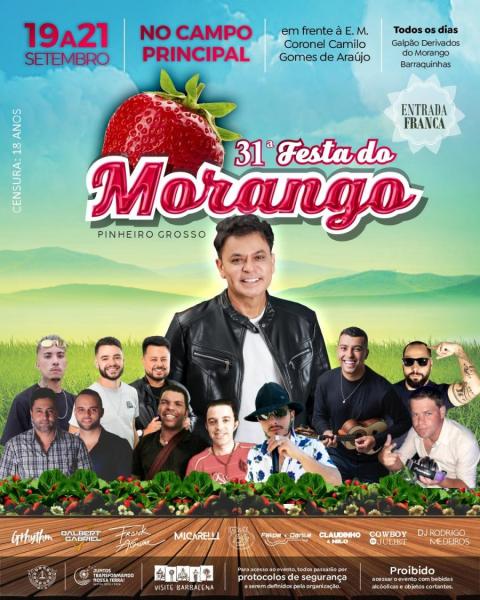 Dj Rodrigo Medeiros, Claudinho & Nillo e Dalbert& Gabriel - 31ª Festa do Morango 2025