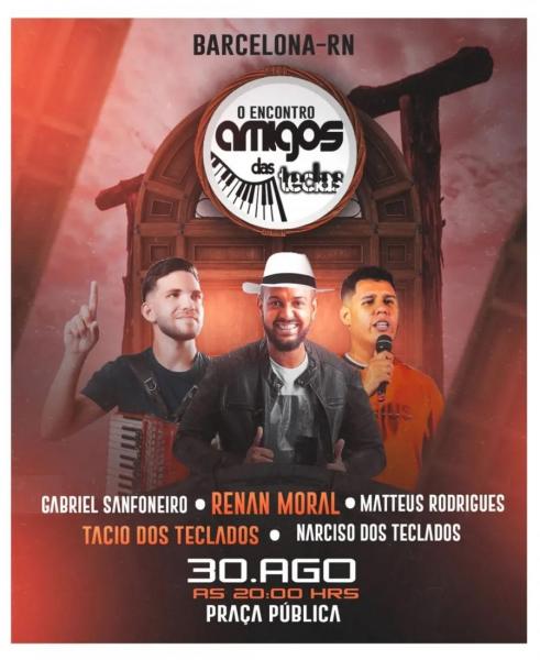 Gabriel Sanfoneiro, Renan Moral, Matteus Rodrigues, Tacio dos Teclados e Narciso dos Teclados - Encontro Amigos das Teclas