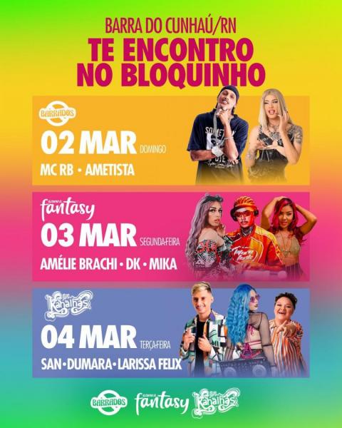Mc RB e Ametista - Carnaval de Barra do Cunhaú 2025