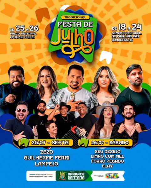 Zezo, Guilherme Ferri e Lampejo - Festa de Julho