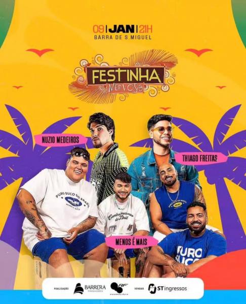 Núzio Medeiros, Thiago Freitas e Menos é Mais - Festinha Nervosa