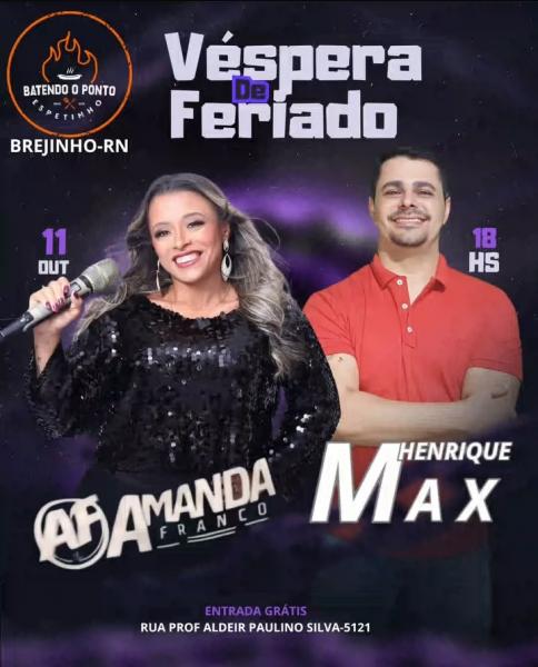 Amanda Franco e Henrique Max