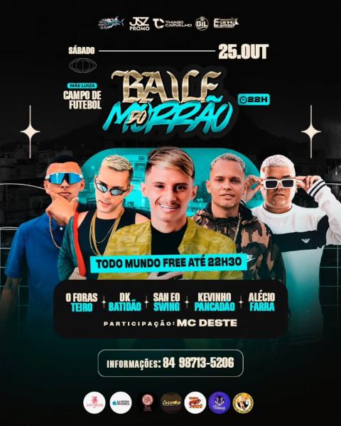 O Forasteiro, DK Batidão, San e o Swing, Kevinho Pancadão e Alécio Farra - Baile do Morrão