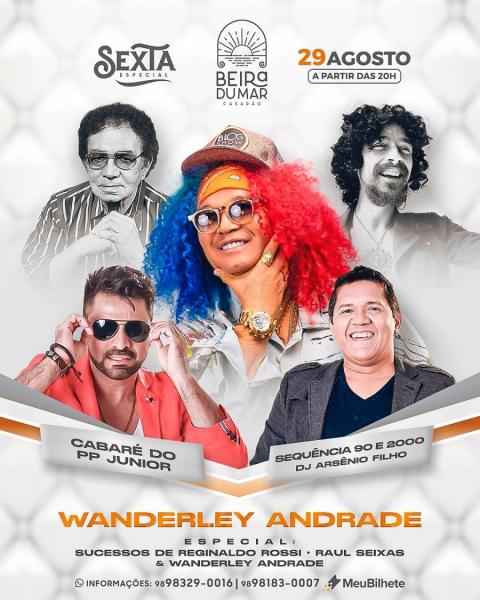 Wanderley Andrade, Cabaré do PP Júnior e Dj Arsênio Filho