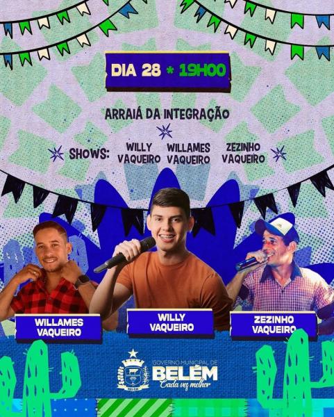 Willames Vaqueiro, Willy Vaqueiro e Zezinho Vaqueiro - Arraiá da Integração