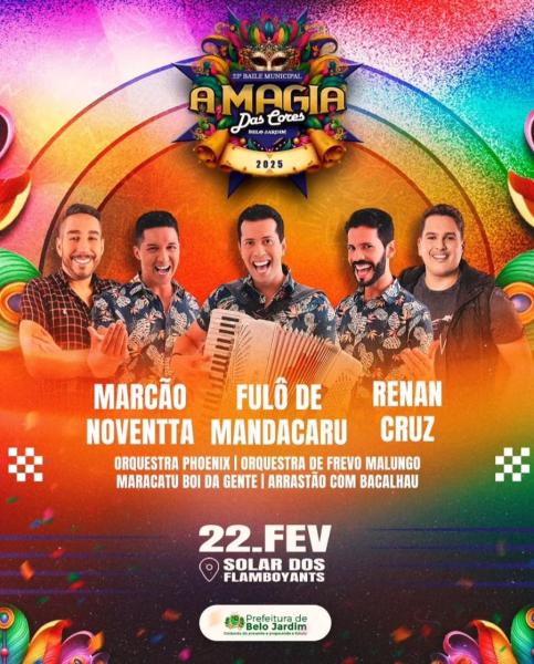 Marcão Noventa, Fulô de Mandacaru e Renan Cruz - 23º Baile Municipal de Belo Jardim 2025