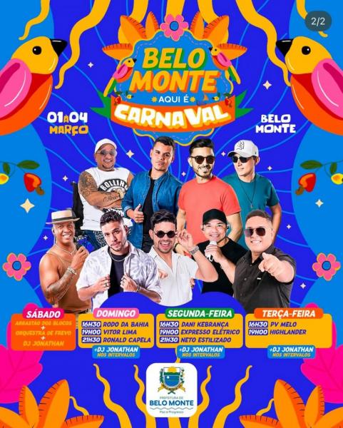 Rodo da Bahia, Vitor Lima e Ronald Capela - Carnaval de Belo Monte 2025
