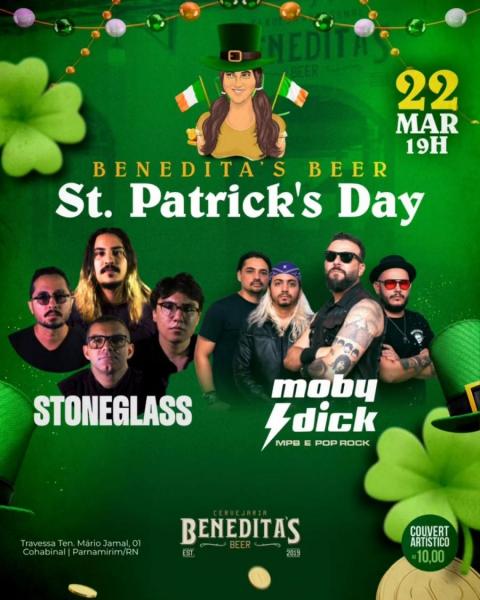 Stoneglass e Moby Dick - Benedita´s Beer St. Patrick´s Day 2025
