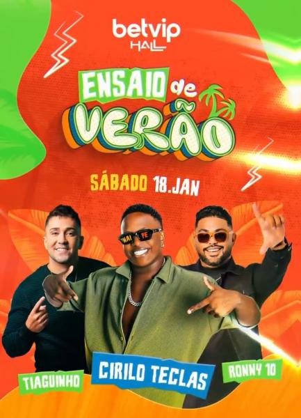 Cirilo Teclas, Tiaguinho e Ronny 10 - Ensaio de Verão