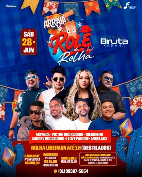Msynck, Vicotr Rock Doido, Dieguinho, Andrey Rock Doido, I Love Pagode e Angel Mix - Arraiá Rolê da Rolha