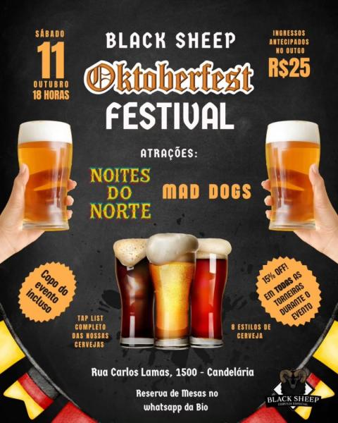 Noites do Norte e Mad Dogs - Black Sheep Oktoberfest 2025