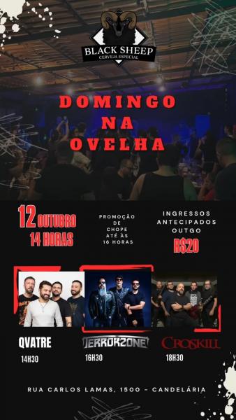 Qvatre, Terrorzone e Croskill - Domingo na Ovelha