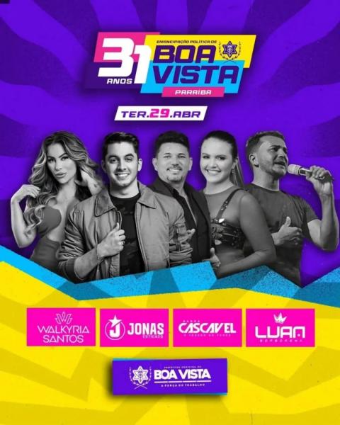 Walkyria Santos, Jonas Esticado, Banda Cascavel e Luan Borborema