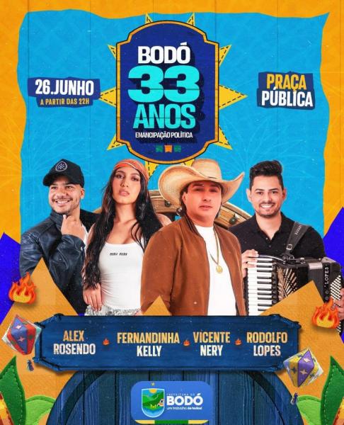 Vicente Nery, Fernandinha Kelly, Alex Rosendo e Rodolfo Lopes