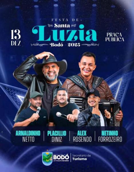 Arnaldinho Netto, Placilio Diniz, Alex Rosendo e Netinho Forrozeiro - Festa de Santa Luzia