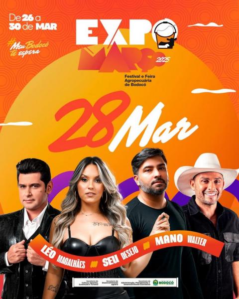 Léo Magalhães, Seu Desejo e Mano Walter - ExpoMarço 2025