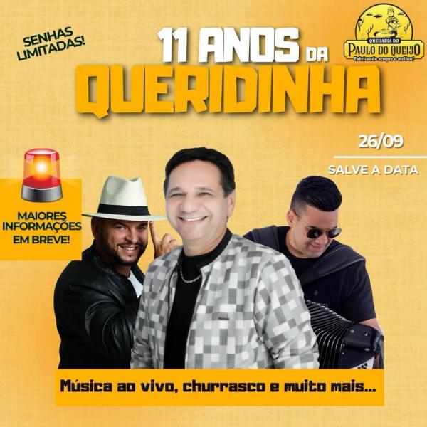 Messias Paraguai, Robertinho do Acordeon e Azevedo Cantor - 11 anos da Queridinha