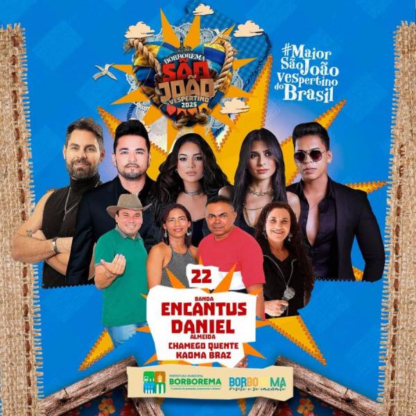 Banda Encantus, Daniel Almeida, Chamego Quente e Kadma Braz