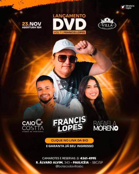 Francis Lopes, Caio Costta e Rafaela Moreno