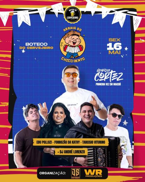 Edu Pollozi, Forrozão da Kathy, Tarcísio Viturin e Dj André Lorenzo - Arraiá do Chico Bento 2025