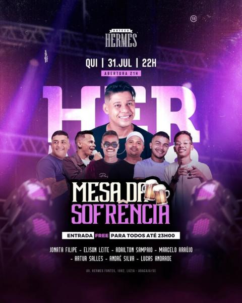 Jonata Filipe, Elsion Leite, Adailton Sampaio, Marcelo Araújo a Artur Salles - Mesa da Sofrência