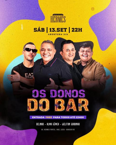 Belino, Alma Gêmea e Weliton Gordinho - Os Donos do Bar