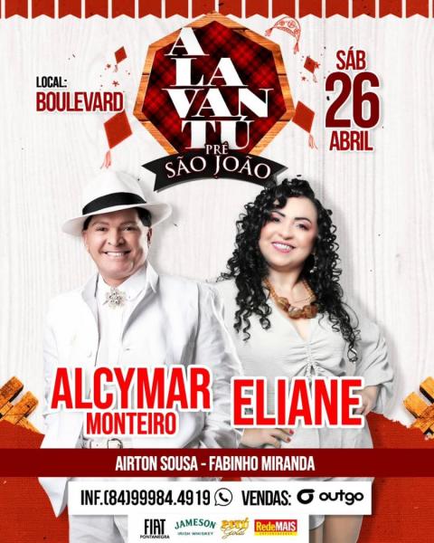 ADIADO - Alcymar Monteiro, Eliane, Airton Sousa e Fabinha Miranda - Alavantú Pré São João 2025