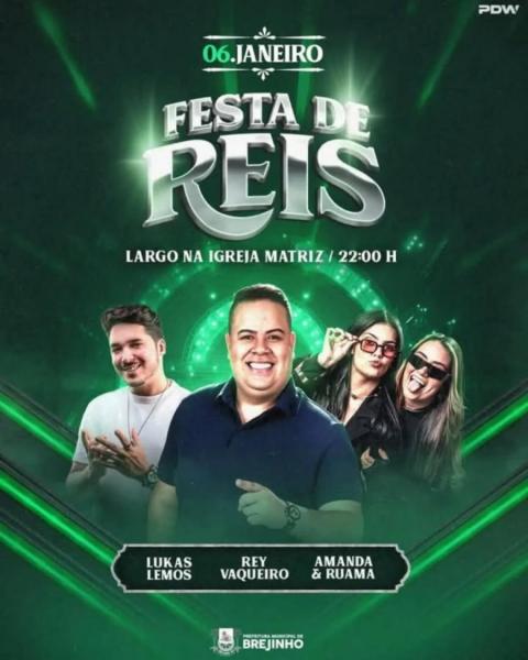 Rey Vaqueiro, Lukas Lemos e Amanda & Ruama