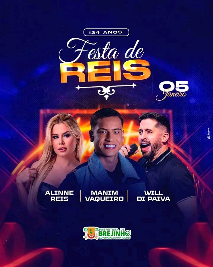 Manim Vaqueiro, Alinne Reis e Will Di Paiva