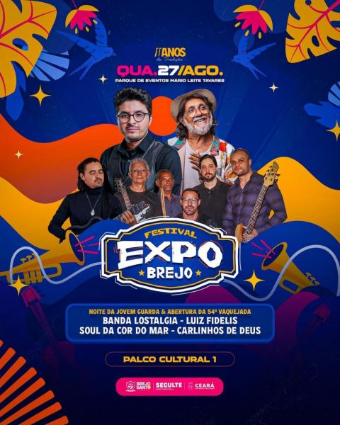 Banda Lostalgia, Luiz Fidelis, Soul da Cor do Mar e Carlinhos de Deus - Expo Brejo 2025