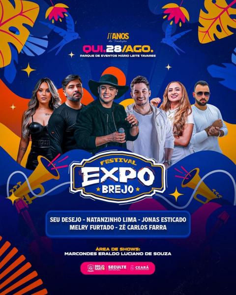 Seu Desejo, Natanzinho Lima, Jonas Esticado, Melry Furtado e Zé Carlos Farra - Expo Brejo 2025