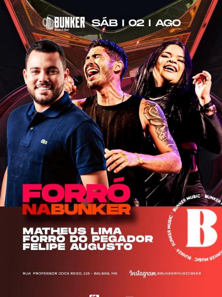 Matheus Lima, Forró do Pegador e Felipe Augusto
