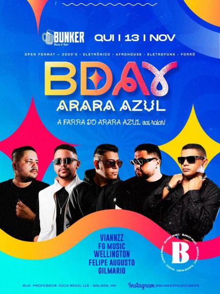 Viannzz, FG Music, Wellington, Felipe Augusto e Gilmário - BDay Arara Azul