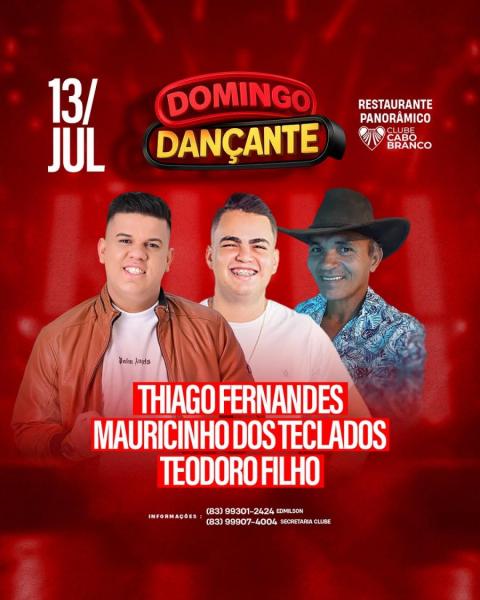 Thiago Fernandes, Mauricinho dos Teclados e Teodoro Filho - Domingo Dançante