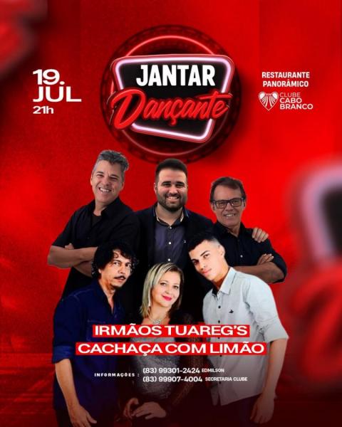 Irmãos Tuareg´s e Cachaça com Limão - Jantar Dançante