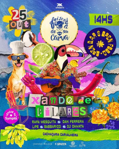 Xande de Pilares, Rafa Mesquita, Dan Ferrera, Lipe, Sassarico e Dj Damata - Feijadao do Seu Carva 2025