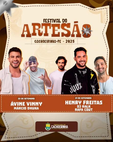 Henry Freitas, Dj Ralk e Rafa Cout - Festival do Artesão 2025